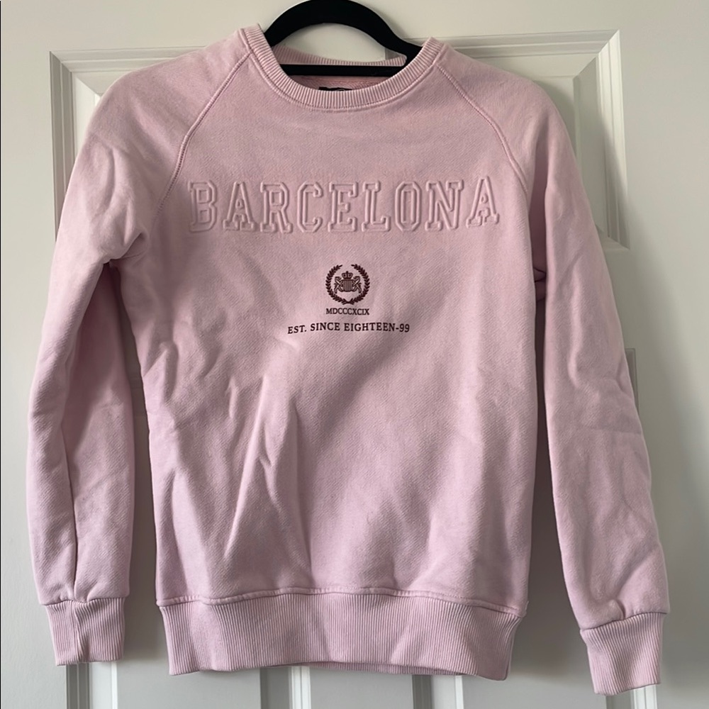 Pink Barcelona Sweatshirt